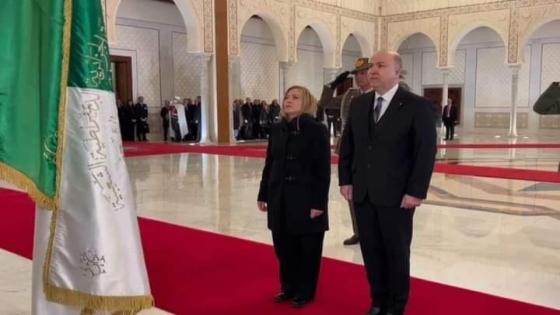 رئيسة مجلس الوزراء الإيطالي تنهي زيارة عمل وصداقة إلى الجزائر