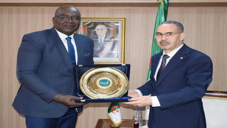 تكثيف التعاون بين الجزائر والاتحاد الافريقي لكرة اليد