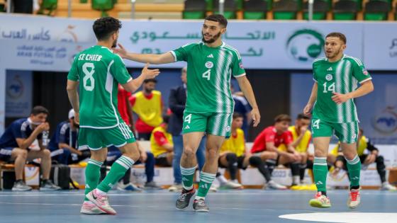 المنتخب الجزائري يفوز مع نظيره الليبي في كأس العرب لكرة القدم داخل القاعة