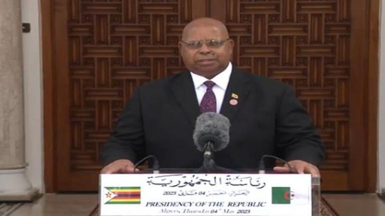 رئيس برلمان زيمبابوي يؤكد ضرورة الرفع من مستوى العلاقات السياسية والشراكة بين الجزائر وبلاده