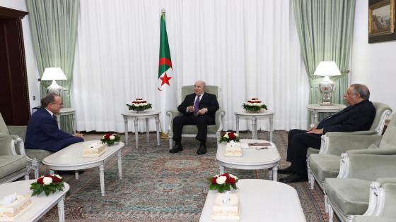 رئيس الجمهورية يستقبل السفير الإيطالي بالجــزائر