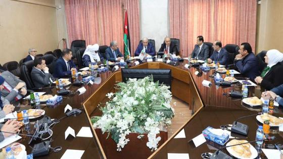 لقاء بين بوغالي ووزير التربية والتعليم العالي الأردني