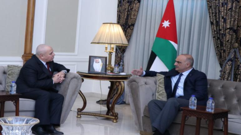 رئيس الوزراء الأردني يستقبل وزير العمل والتشغيل والضمان الاجتماعي