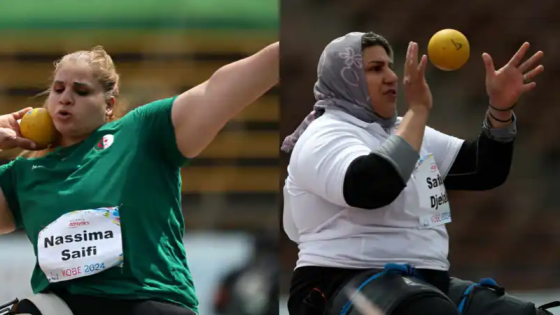 ميداليتين ذهبيتن جديدتين للجزائر في البطولة العالمية لألعاب القوى لذوي الهمم