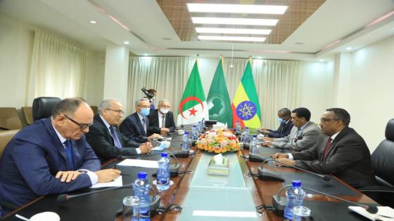 مباحثات بين الوزير الأول الإثيوبي ووزير الخارجية الجزائري