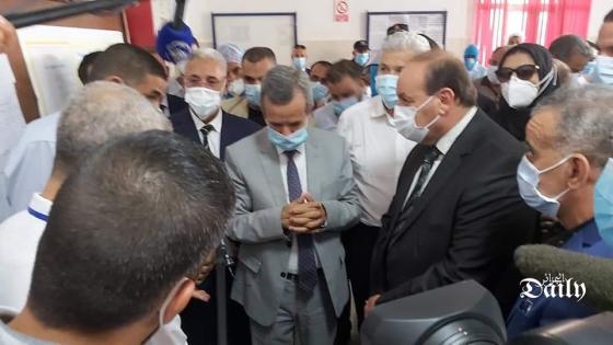 وصول وزير الصحة بن بوزيد إلى ولاية بسكرة