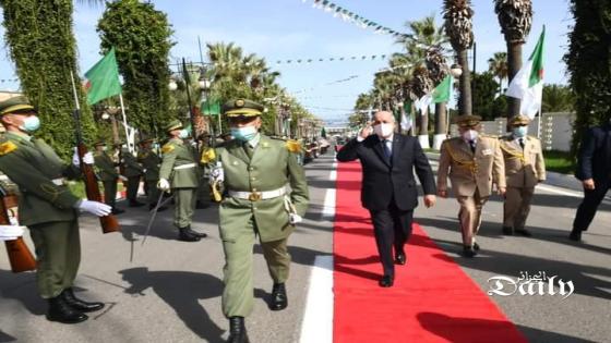 رئيس الجمهورية السيد عبد المجيد تبون يشرف على تخرج ثلاث دفعات بالأكادمية العسكرية بشرشال.