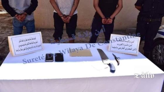 قسنطينة: الشرطة تقبض على المتورطين في فيديو يصور اعتداء على مواطن بأسلحة بيضاء