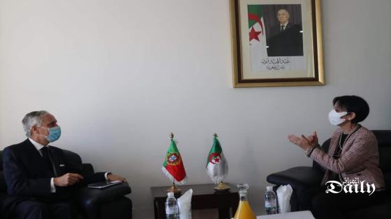 وزيرة البيئة تتباحث سبل التعاون مع سفير البرتغال بالجزائر