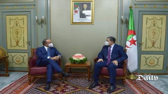 الوزير الأول السيد عبدالعزيز جراد يستقبل السفير الإيطالي