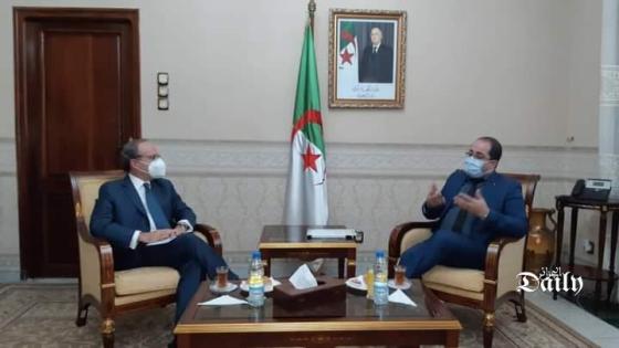 وزير البريد و المواصلات يستقبل سعادة سفير جمهورية إيطاليا بالجزائر