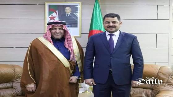 الوزير المنتدب المكلف بالبيئة الصحراوية يستقبل السفير السعودي في الجزائر
