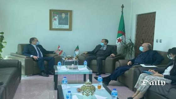 رزيق ييحث مع السفير اللبناني سبل تطوير الشراكة بين البلدين في المجال التجاري