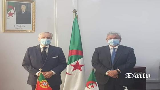 بن باحمد يستقبل سفير البرتغال في الجزائر