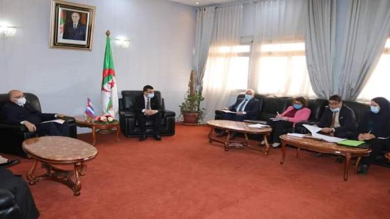 ميهوبي يبحث سبل تعزيز أواصر الشراكة الثنائية و التعاون مع السفير الكوبي بالجزائر