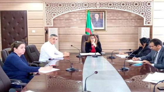 سواكري تعقد جلسة عمل مع رئيس الاتحادية الجزائرية للتجديف والكانوي كاياك.