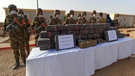 ضبط 13.55 قنطار من الكيف المعالج في الحدود المغربية