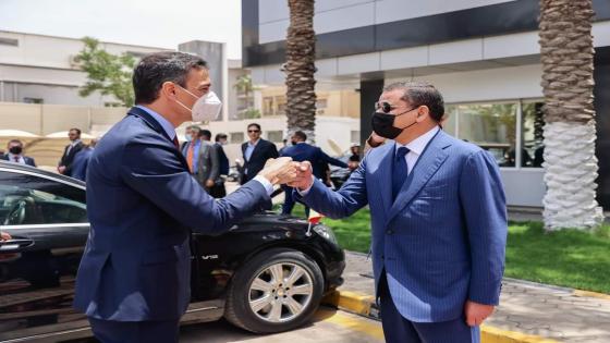 رئيس حكومة الوحدة الوطنية الليبية يستقبل رئيس الحكومة الإسبانية