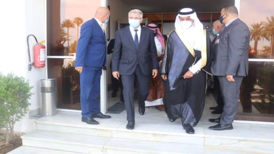 وزير السياحة الجزائري يستقبل نظيره السعودي.