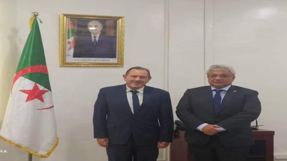 وزير الصناعة الصيدلانية يستقبل سفير الجزائر الجديد بموسكو.