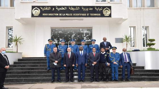 وزير الداخلية واللامركزية الموريتاني في زيارة إلى المخبر المركزي لـلشرطة العلمية والتقنية