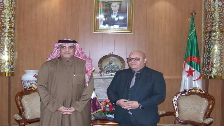 وزير المجاهدين يستقبل السفير الجديد لدولة قطر بالجزائر
