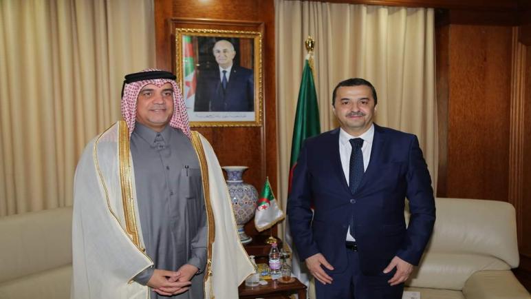 وزير الطاقة والمناجم يستقبل سفير دولة قطر بالجزائر