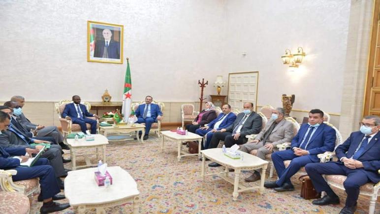 رئيس لجنة الشؤون الخارجية والجالية يستقبل وفدا برلمانيا موريتانيا