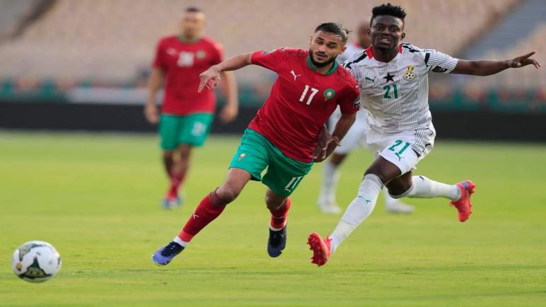 المغرب يفوز على غانا في أول مبارياته بكان الكاميرون
