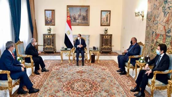 لعمامرة يستقبل من قبل الرئيس المصري