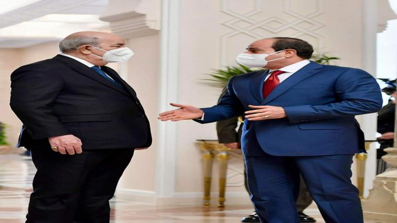 بيان مشترك جزائري مصري بمناسبة زيارة الرئيس تبون إلى مصر
