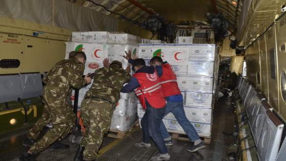الجزائر ترسل الدفعة الرابعة من المساعدات الإنسانية لمالي
