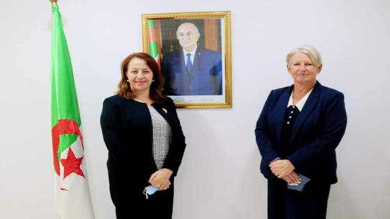 وزيرة البيئة تستقبل السفيرة البريطانية بالجزائر