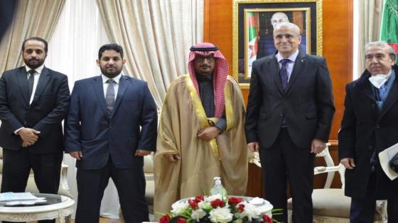 بن زيان يستعرض مع السفير السعودي واقع التعاون الثنائي في مجال التعليم العالي والبحث العلمي وسبل تعزيزه