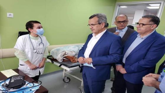 وزير الصحة يزور مستشفيي بارني و مصطفى باشا بمناسبة عيد الفطر