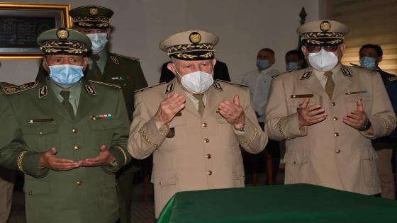 تشييع جنازة العميد قشعي قائد المدرسة الوطنية للصحة العسكرية