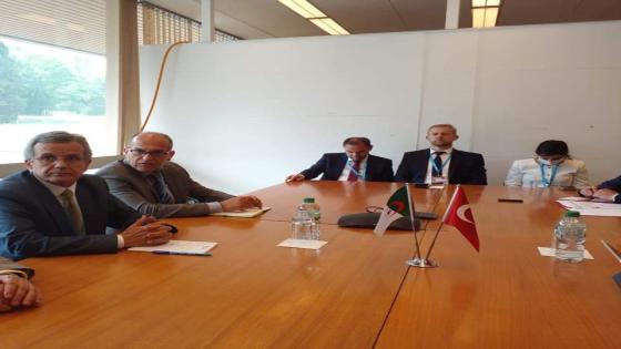 وزير الصحة يلتقي نظيره التركي على هامش اجتماع لمنظمة العالمية للصحة