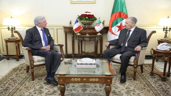 قوجيل يستقبل سفير فرنسا بالجزائر