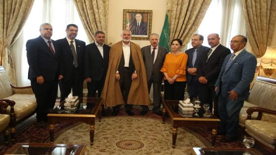 قوجيل يستقبل رئيس المكتب السياسي لحركة حماس