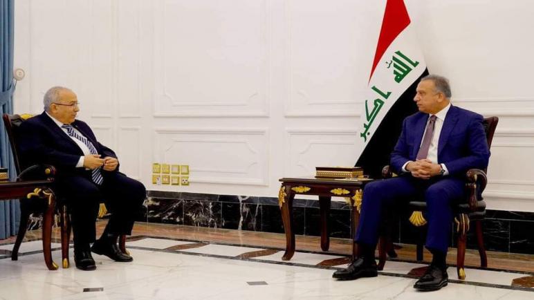 لعمامرة يستقبل من قبل رئيس مجلس الوزراء العراقي
