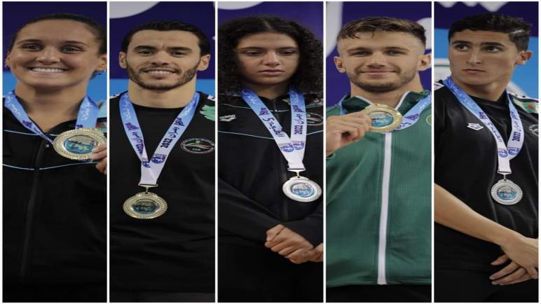 الجزائر تنهي البطولة العربية للسباحة في المركز الثاني
