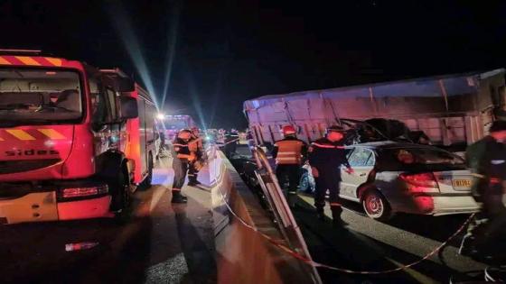 قسنطينة: وفاة 3 أشخاص في حادث مرور مروع بالطريق السيار شرق غرب