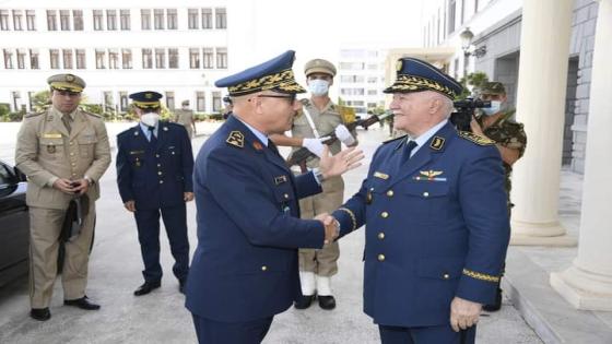 اللواء بن بيشة يستقبل المراقب العام للقوات المسلحة التونسية