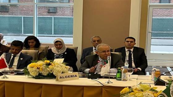 لعمامرة يبرز جهود الجزائر في عقد قمة عربية ناجحة