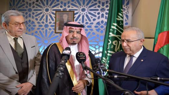 وزير الخارجية يستقبل رئيس وأعضاء لجنة الصداقة البرلمانية الجزائرية-السعودية