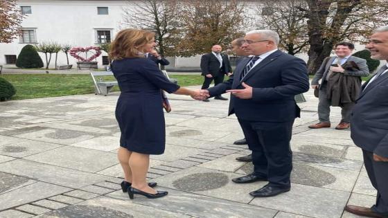 بوغالي يبحث تعزيز العلاقات الثنائية مع وزيرة خارجية سلوفينيا