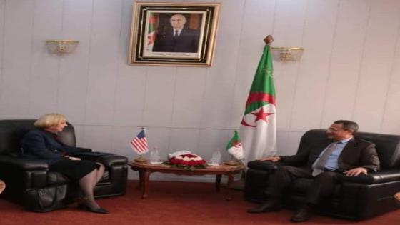 وزير الأشغال العمومية يستقبل السفيرة الأمريكية بالجزائر