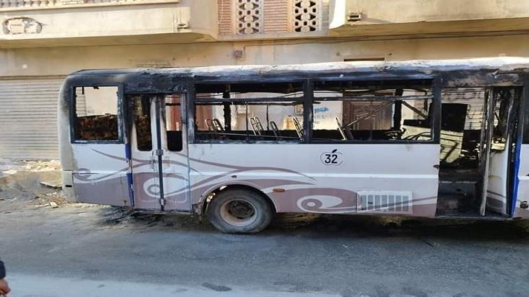 مجهولون يحرقون 5 حافلات للنقل الحضري بسطيف