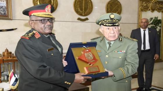 الفريق أول شنقريحة يستقبل رئيس هيئة أركان القوات المسلحة السودانية