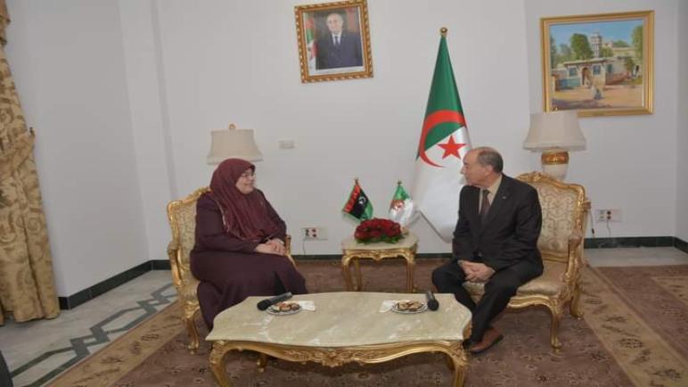 رئيس المحكمة الدستورية يبحث تعزيز التعاون الثنائي مع وزيرة العدل في حكومة الوحدة الوطنية الليبية